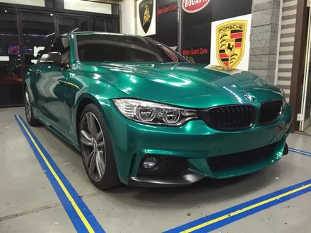 인천 부천랩핑 bmw 428i 컨버터블 m스포츠 다크그린펄전체랩핑시공 / 부천, 광명, 시흥