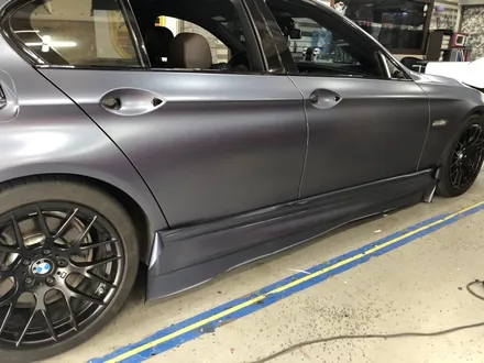 인천랩핑추천 bmw f10 528i 사틴 블루 그레이랩핑시공 / 부천, 광명, 시흥