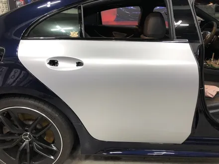 신형 벤츠 cls53 amg 랩핑 완성! 사틴 실버 메탈릭 전체랩핑 / 부천, 광명, 시흥