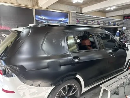 [모터가드존] bmw x7 고광택 사틴 무광 블랙 전체 랩핑 완성!! 부천 랩핑 / 부천 상이로