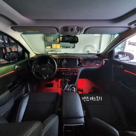 스포티지ql엠비언트 4세대의 매력적인 실내튜닝으로 기분전환해보자 / 안산,시흥,화성