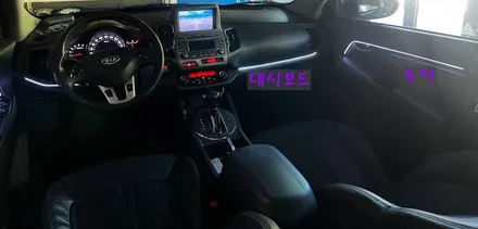 스포티지R 엠비언트 라이트 시공으로 밋밋한 실내에 영롱한 LED 디테일 포인트 어떠신가요?!?! / 안산,시흥,화성