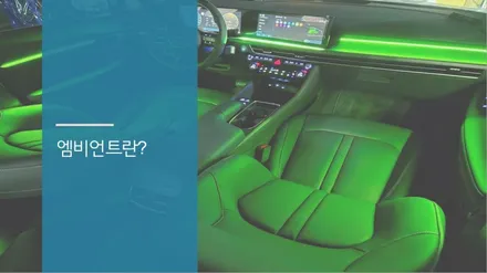 안산 소나타 디엣지 DN8 순정연동 엠비언트 라이트 시공후기! / 안산,시흥,화성