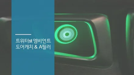 exLED 엠비언트 신제품 출시! 국내제작상품 트위터st 엠비언트 전차종 시공가능! / 안산,시흥,화성