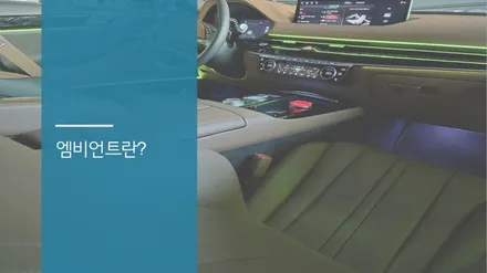 안산 제네시스 G80 RG3 순정연동 엠비언트 라이트 시공후기! / 안산시 상록구