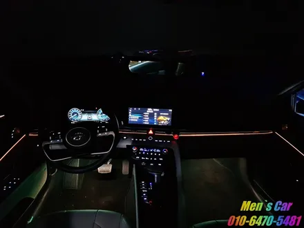 [Men`s Car] 2020년 올뉴아반떼 CN7 엠비언트 라이트 실내무드등무드등 순정연동 작업 안산 맨즈카 / 안산,시흥,화성