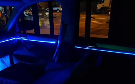 bmw x3 엠비언트 무드등 실내 led 튜닝 시공 [맨즈카스토리] / 안산,시흥,화성