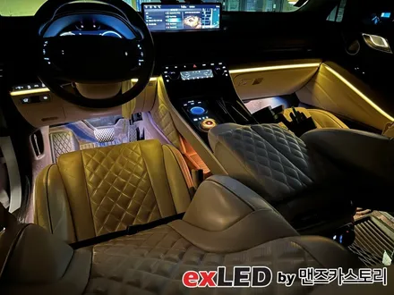 제네시스 GV80 비노출 엠비언트 라이트 순정 연동으로 레전드 실내 분위기 연출해보세요! / 안산,시흥,화성