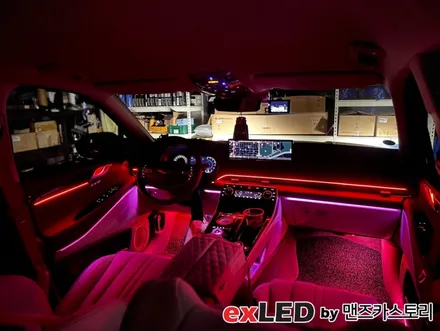 제네시스 GV80 순정 엠비언트 만으로 부족하시다면 안산 exLED맨즈카스토리를 찾아주세요! / 안산,시흥,화성