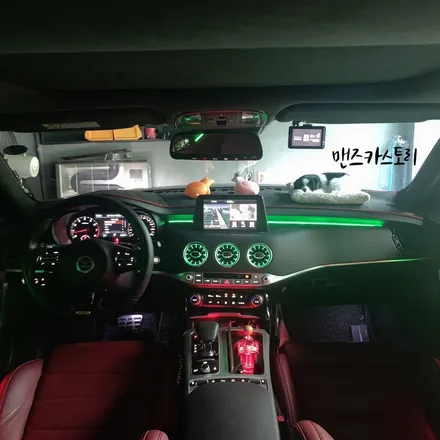 스팅어마이스터매립형비노출엠비언트 + 스팅어마이스터송풍구엠비언트 하면 스팅어 실내 분위기가 확!!! 달라진다?? / 안산,시흥,화성