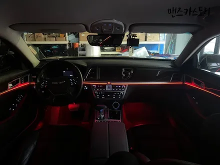 제네시스 G80 DH 엠비언트 매립형 으로 신형 RG3와 실내 분위기를 비슷하게 만들다?? / 안산,시흥,화성
