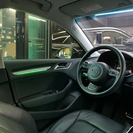 아우디 A3 엠비언트 라이트 시공으로 순정 엠비언트 없는 설움 날려보세요! / 안산,시흥,화성