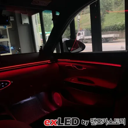 안산 제네시스 GV70 순정연동 엠비언트 라이트 시공 후기! / 안산,시흥,화성