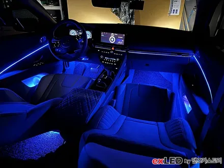 안산 CN7 아반떼 순정연동 엠비언트 라이트 시공후기! / 안산,시흥,화성