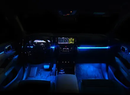 쏘렌토 mq4 SUV 자동차 무드램프는 LED 기어박스 비노출 엠비언트 라이트로! [안산 맨즈카스토리] / 안산,시흥,화성