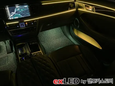 제네시스 G80 DH 엠비언트 라이트 시공, 추가 옵션은 다다익선?!?! / 안산,시흥,화성