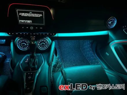 쉐보레 카마로 비노출 엠비언트 라이트 & 벤풍구 시공으로 세련된 실내 분위기 연출해보세요! / 안산,시흥,화성