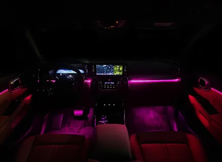 쏘렌토 mq4 SUV 자동차 무드램프는 LED 기어박스 비노출 엠비언트 라이트로! [안산 맨즈카스토리] / 안산,시흥,화성
