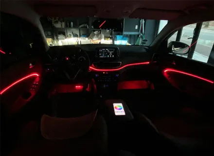 투싼 엠비언트 무드등 suv 실내 튜닝은 무드램프로 [맨즈카스토리] / 안산,시흥,화성