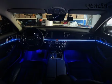 제네시스 G80 DH 엠비언트 매립형 으로 신형 RG3와 실내 분위기를 비슷하게 만들다?? / 안산,시흥,화성