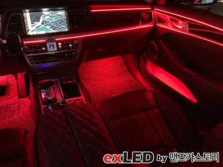 제네시스 G80 DH 엠비언트 라이트 시공, 추가 옵션은 다다익선?!?! / 안산,시흥,화성