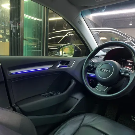 아우디 A3 엠비언트 라이트 시공으로 순정 엠비언트 없는 설움 날려보세요! / 안산,시흥,화성