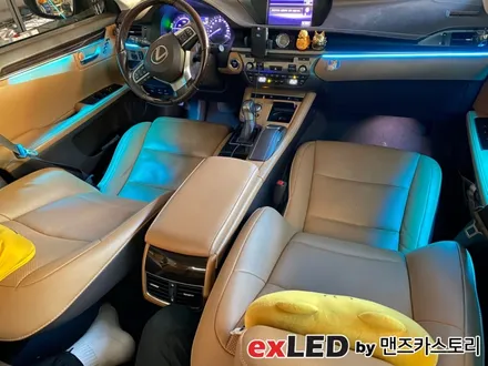 렉서스 ES300H 비노출 엠비언트 라이트 시공후기! 은은하게 실내를 비춰 무드를 연출해보세요! / 안산,시흥,화성