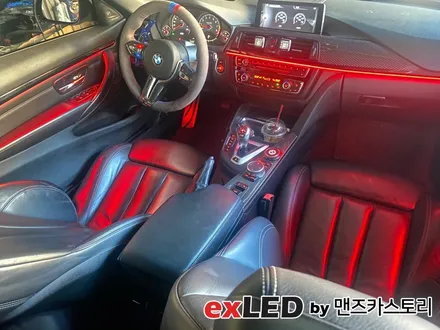 BMW M4 비노출 엠비언트 시공후기! BMW M시리즈 멋있는 외관 못지 않게 실내를 꾸며보세요! / 안산,시흥,화성