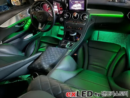 안산 벤츠 C클래스 W205 순정 엠비언트 광량업 시공후기! / 안산,시흥,화성
