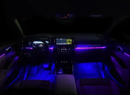 쏘렌토 mq4 SUV 자동차 무드램프는 LED 기어박스 비노출 엠비언트 라이트로! [안산 맨즈카스토리] / 안산,시흥,화성