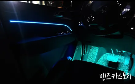 쌍용 g4 렉스턴 엠비언트 무드등 대형 suv 내부 튜닝으로 통일감 있게 [맨즈카스토리] / 안산,시흥,화성