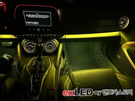 쉐보레 카마로 비노출 엠비언트 라이트 & 벤풍구 시공으로 세련된 실내 분위기 연출해보세요! / 안산,시흥,화성