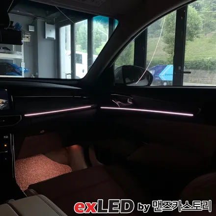 안산 K7 프리미어 순정연동 엠비언트 라이트 시공후기! / 안산,시흥,화성