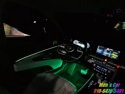 [Men`s Car] 2020년 올뉴아반떼 CN7 엠비언트 라이트 실내무드등무드등 순정연동 작업 안산 맨즈카 / 안산,시흥,화성