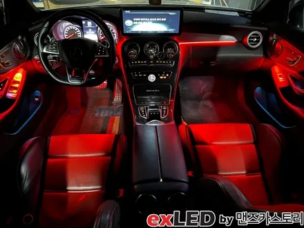 엠비언트 없는 벤츠는 있을 수 없다! 벤츠 c63 카브리올레 비노출 엠비언트 시공! / 안산,시흥,화성