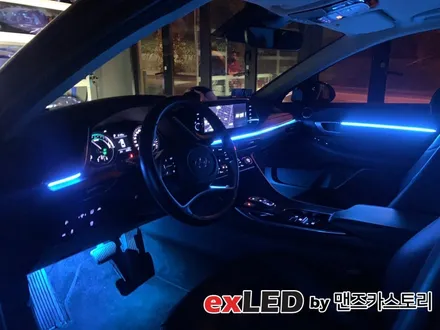 소나타 DN8 엠비언트 라이트 시공으로 은은하게 색감을 실내에 물들여보세요! / 안산,시흥,화성