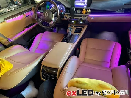 렉서스 ES300H 비노출 엠비언트 라이트 시공후기! 은은하게 실내를 비춰 무드를 연출해보세요! / 안산,시흥,화성