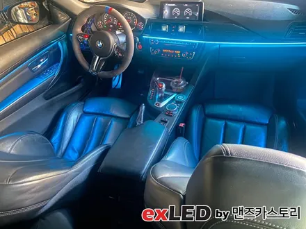 BMW M4 비노출 엠비언트 시공후기! BMW M시리즈 멋있는 외관 못지 않게 실내를 꾸며보세요! / 안산,시흥,화성
