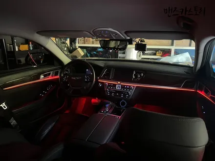 제네시스 G80 DH 엠비언트 매립형 으로 신형 RG3와 실내 분위기를 비슷하게 만들다?? / 안산,시흥,화성