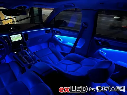 포르쉐 마칸 비노출 엠비언트 시공은 안산 엠비언트 전문점인 exLED에서 시공해보세요! / 안산,시흥,화성