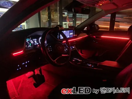 소나타 DN8 엠비언트 라이트 시공으로 은은하게 색감을 실내에 물들여보세요! / 안산,시흥,화성