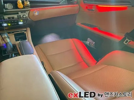 렉서스 ES300H 비노출 엠비언트 라이트 시공후기! 은은하게 실내를 비춰 무드를 연출해보세요! / 안산,시흥,화성