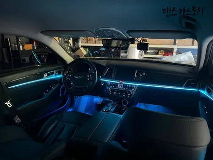제네시스 G80 DH 엠비언트 매립형 으로 신형 RG3와 실내 분위기를 비슷하게 만들다?? / 안산,시흥,화성