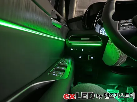 현대 더 뉴 팰리세이드 엠비언트 라이트 시공으로 실내 분위기 반전시켜보세요! / 안산,시흥,화성