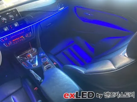 BMW M4 비노출 엠비언트 시공후기! BMW M시리즈 멋있는 외관 못지 않게 실내를 꾸며보세요! / 안산,시흥,화성