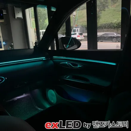 안산 제네시스 GV70 순정연동 엠비언트 라이트 시공 후기! / 안산,시흥,화성