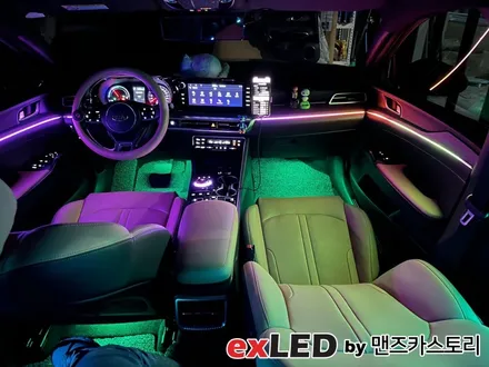 K5 DL3 순정연동 글로우모션 무빙 액티브 엠비언트 라이트 시공으로 화려한 연출이 가능하십니다! / 안산,시흥,화성