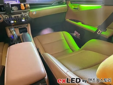렉서스 ES300H 비노출 엠비언트 라이트 시공후기! 은은하게 실내를 비춰 무드를 연출해보세요! / 안산,시흥,화성