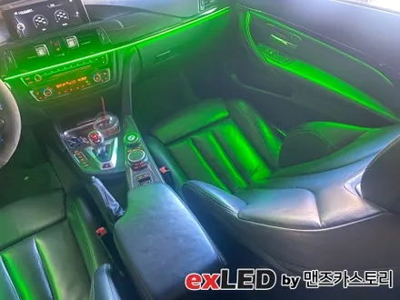 BMW M4 비노출 엠비언트 시공후기! BMW M시리즈 멋있는 외관 못지 않게 실내를 꾸며보세요! / 안산,시흥,화성
