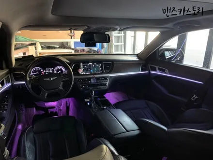 제네시스 G80 DH 엠비언트로 밋밋한 느낌의 실내를 은은한 분위기의 실내로 연출이 가능하다?? / 안산,시흥,화성